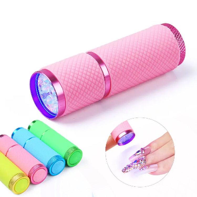 2024 Gel Curing Light Light Dryer Fast 9 LED Lampu Kuku Mini UV