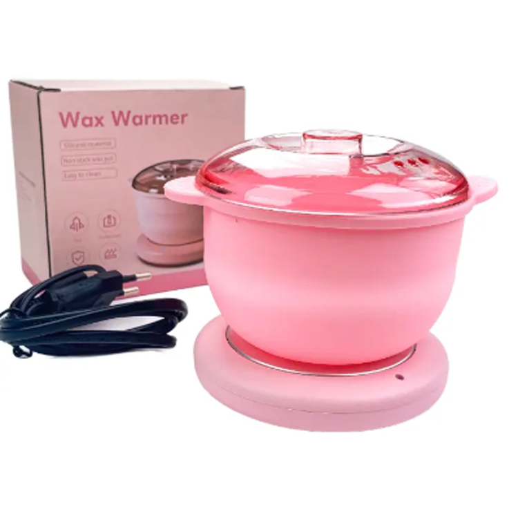 Mangkuk silikon 300ml pemanas lilin instrumen yang boleh dilipat