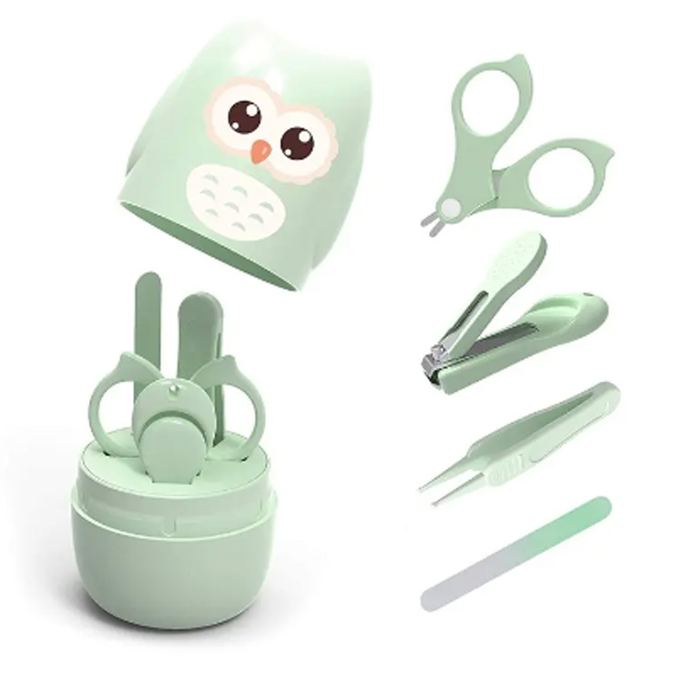 4-in-1 bayi kanak-kanak kuku kuku fail set manicure bayi baru lahir