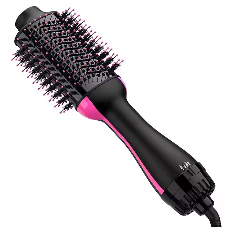 4 dalam 1 plat seramik styler styler pengering elektrik berus udara panas