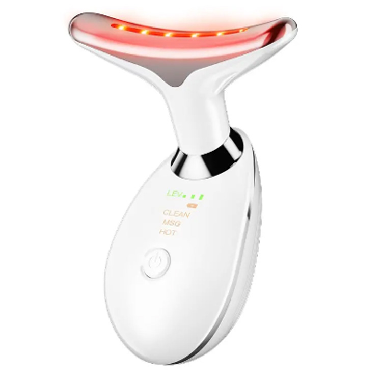 7 Warna Lampu Lampu Lampu Massager Wajah Alat Pengasas untuk Penjagaan Kulit