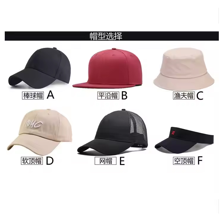 Panel 5 Custom dan 6 Panel Trucker Cap Baseball Cap Hat Logo