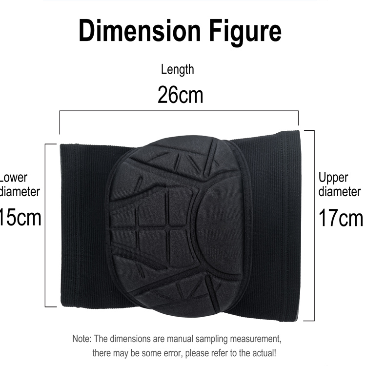 Logo tersuai menebal pad lutut anti-perlanggaran span