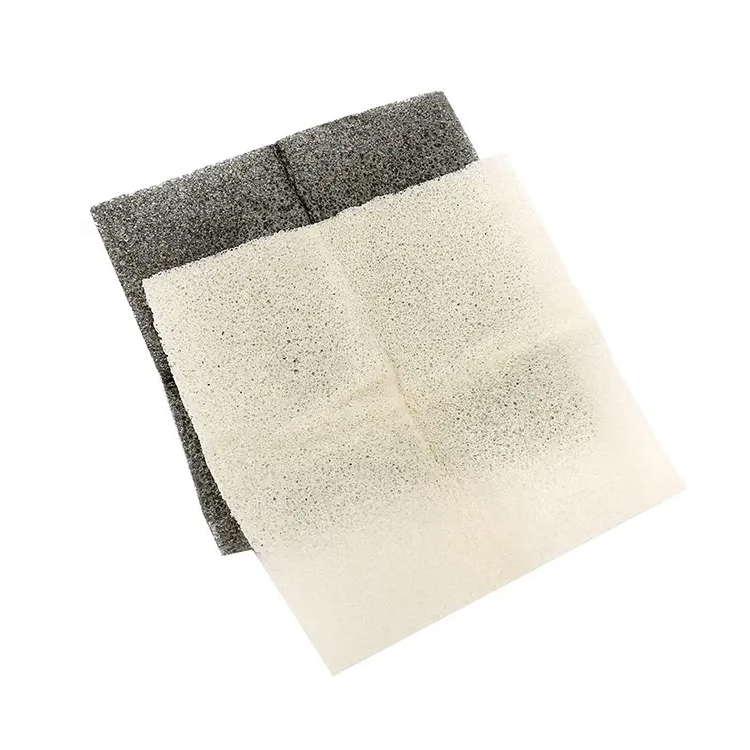 Pembersihan muka Konjac tuala persegi Konjac Sponge Tuala