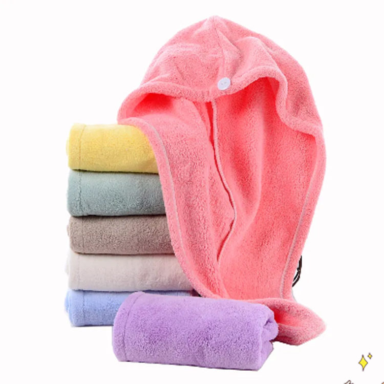 Microfiber untuk wanita Salun Soft Dryer Hair Towel Surban