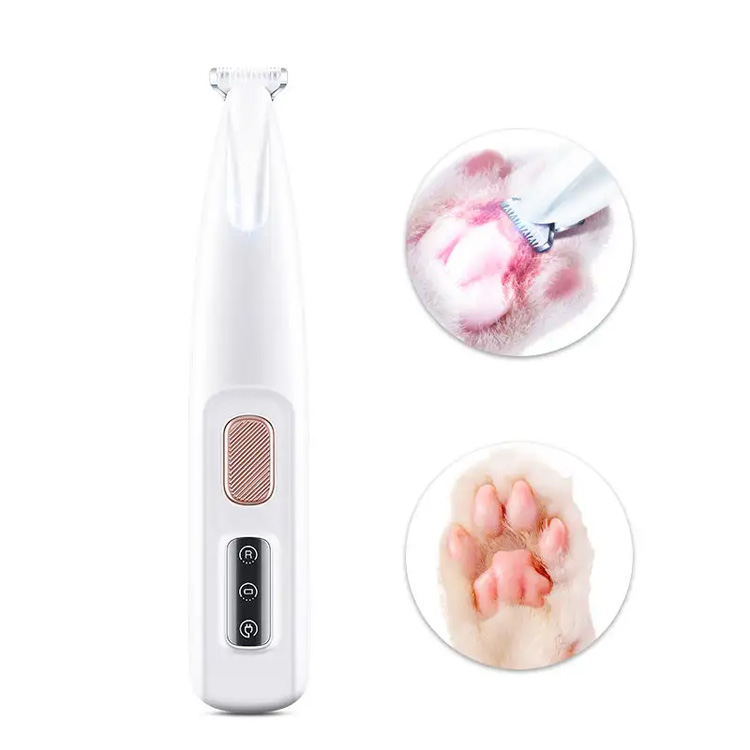 Kalis air baru LED LED Light Dog Cakar Rambut Kucing Rambut Clipper