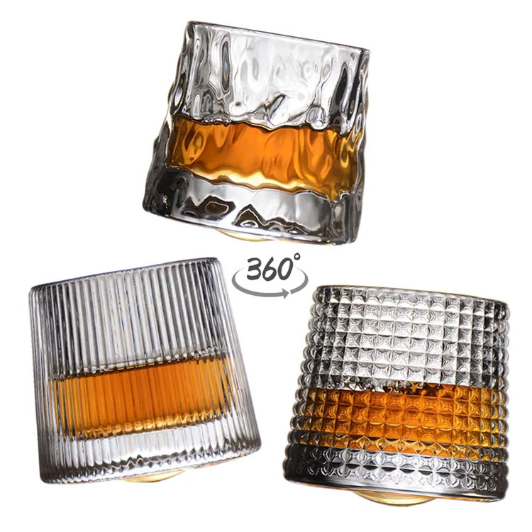 Gelas wiski lama Tumbler Rocks Bar Glass