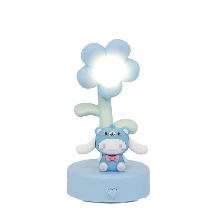 Hadiah Kreatif Popular Cinnamoroll Anime Tricolor Lampu Meja