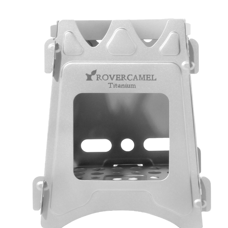 Pembakar Kayu Titanium Kayu Berbemah Portable Titanium