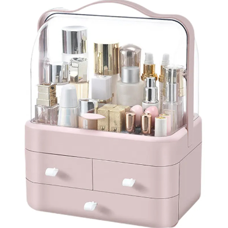 Penganjur Makeup Jadual Multi-Fungsi Mudah Alih Berputar Mudah Alih