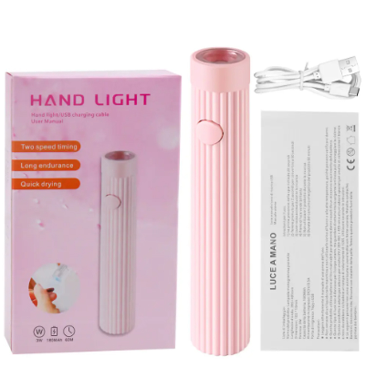 Lampu perkataan tangan yang dipimpin oleh UV UV mudah alih