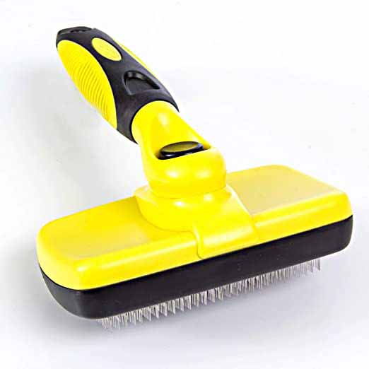 Brush Slicker Brush Pembersih Diri Anjing Haiwan Peliharaan Profesional