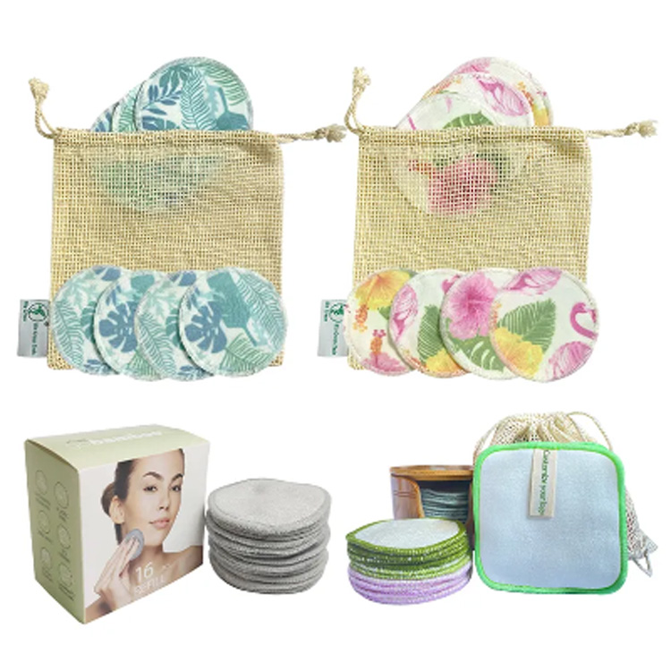 Remover Eco Friendly Cotton Makeup Cleaning Pad