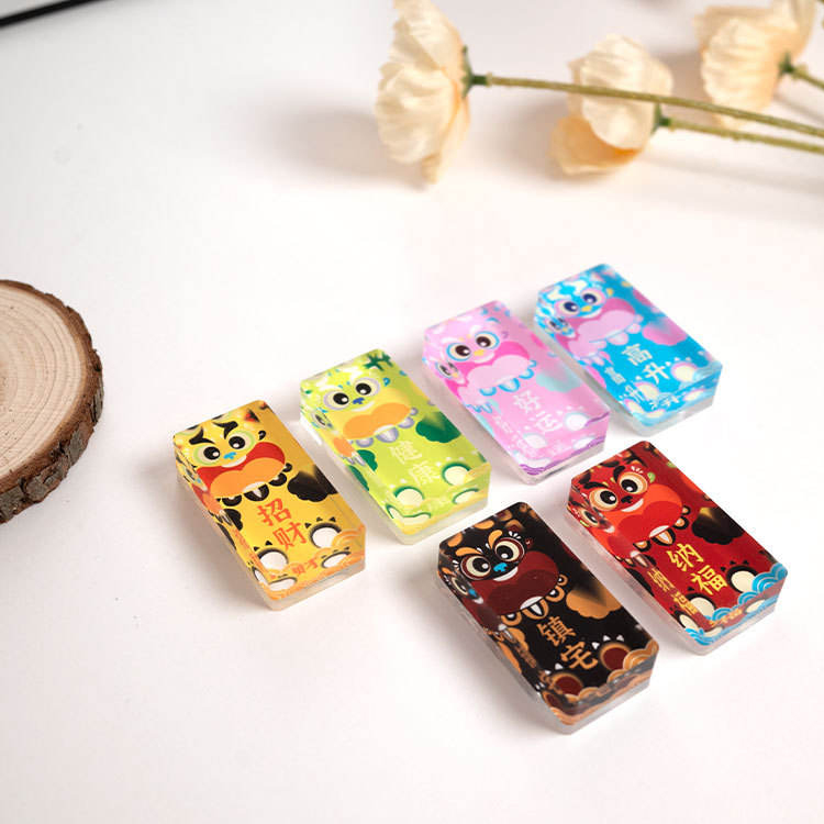 Pelekat magnet peti sejuk akrilik magnet lembut