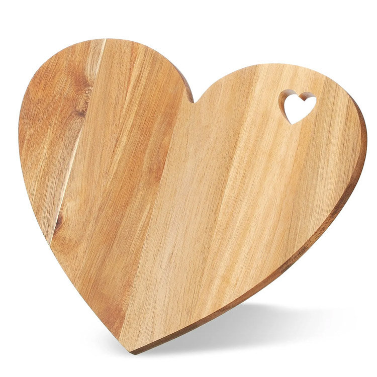 Kayu cinta berbentuk keju kayu pemotong papan kayu